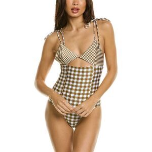 Shani Shemer Womens Melissa One-Piece, Brown
